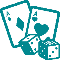 Logo ancrage casino bleu