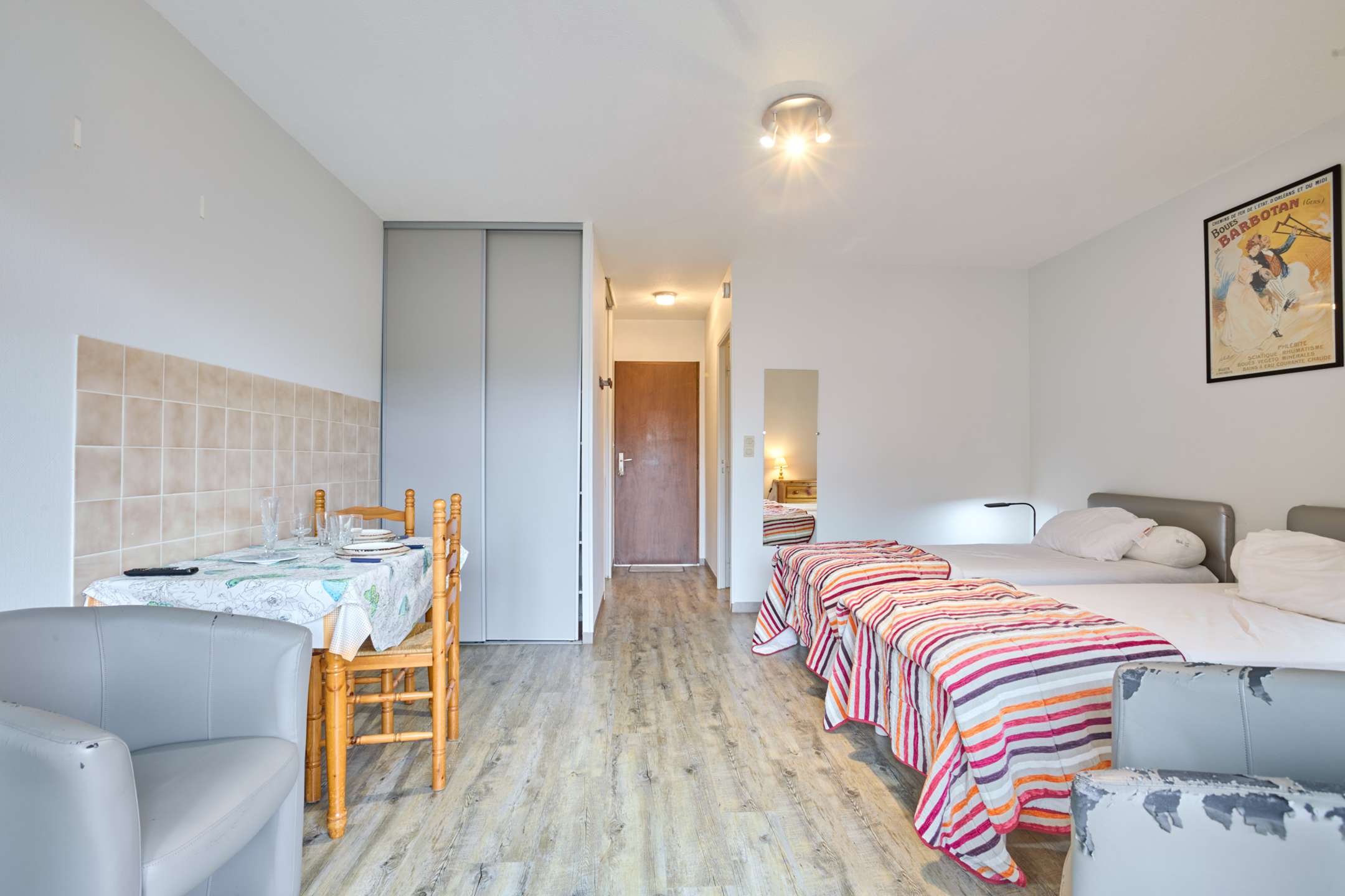 Studio 2 personnes Résidence Le Beaulieu à 350m des Thermes-wifi Photo du bien 12